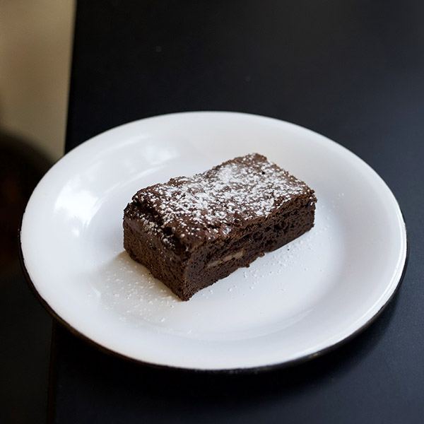 Brownie de chocolate amargo